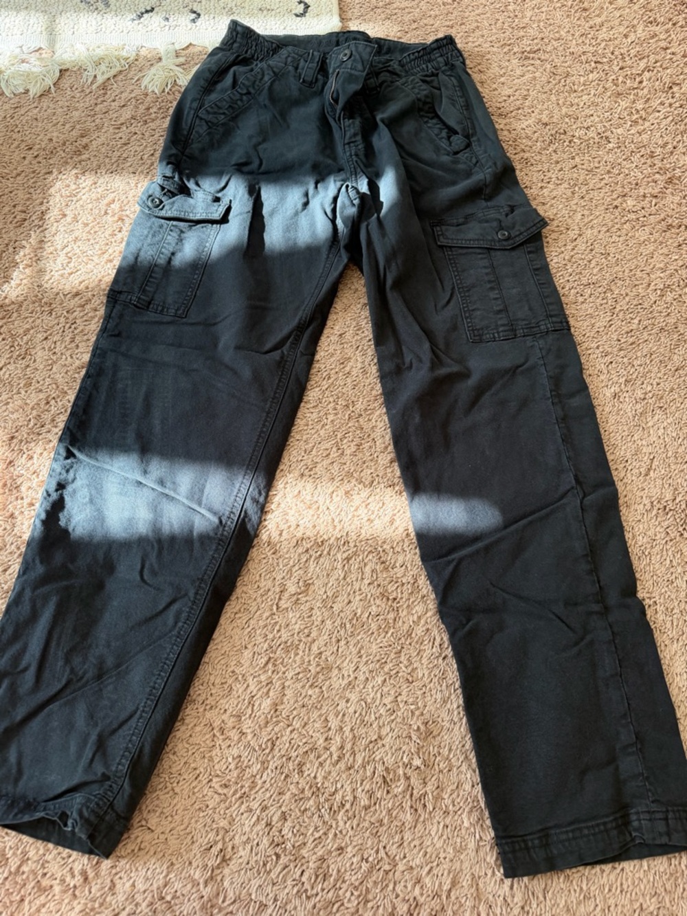 American Eagle Outfitters Black Cargo Pants